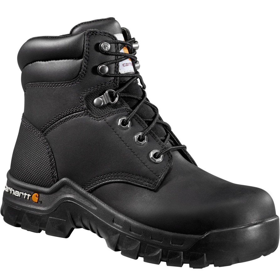 Women'S Carhartt | Carhartt Women'S 6" Rugged Flex Lace Closure Work Boot Ff5361-W Black