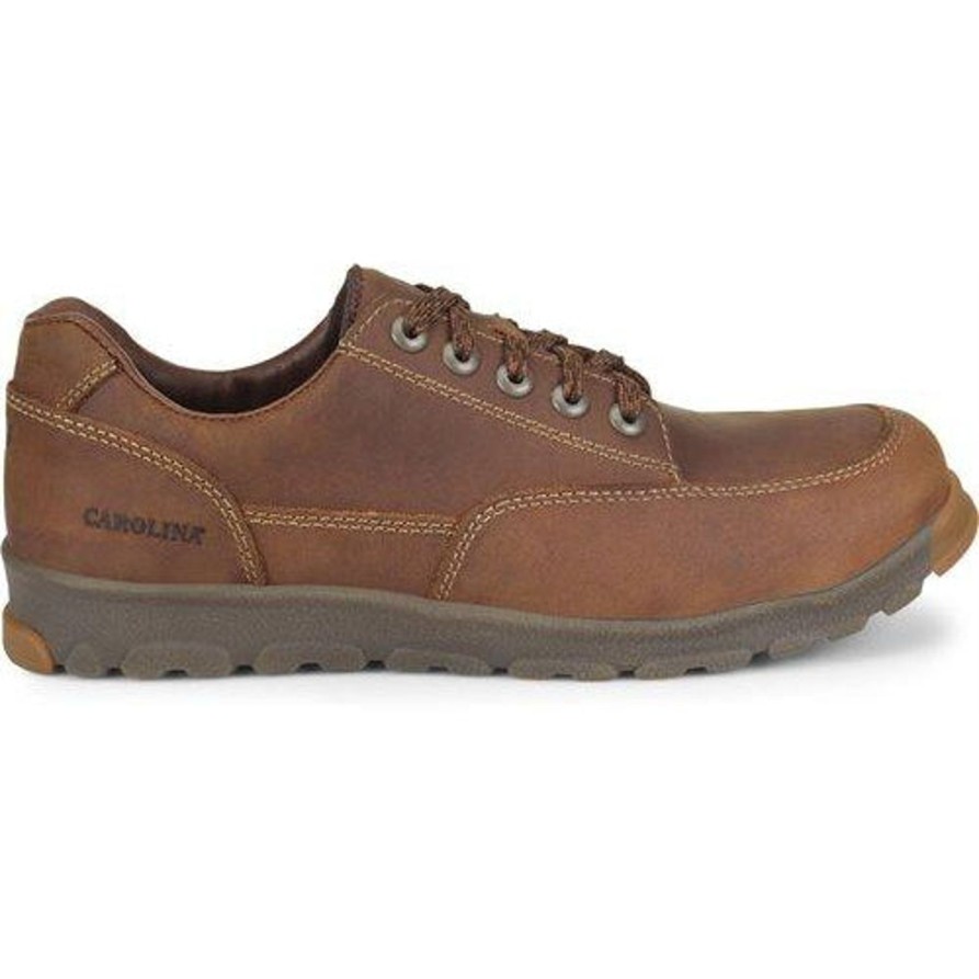 Men'S Carolina | Carolina Men'S S-117 Aluminum Toe Work Shoe Ca5573 Brown