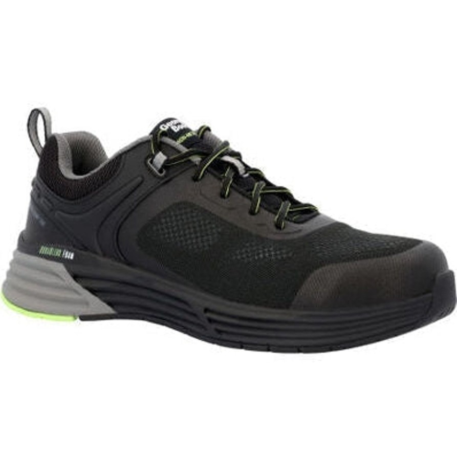 Men'S Georgia | Georgia Men'S Durablend Sport Ct Static Athletic Work Shoe -Black- Gb00543 Black Green