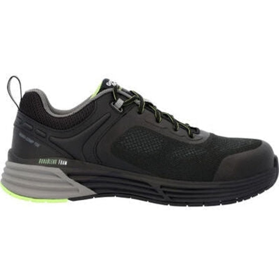 Men'S Georgia | Georgia Men'S Durablend Sport Ct Static Athletic Work Shoe -Black- Gb00543 Black Green