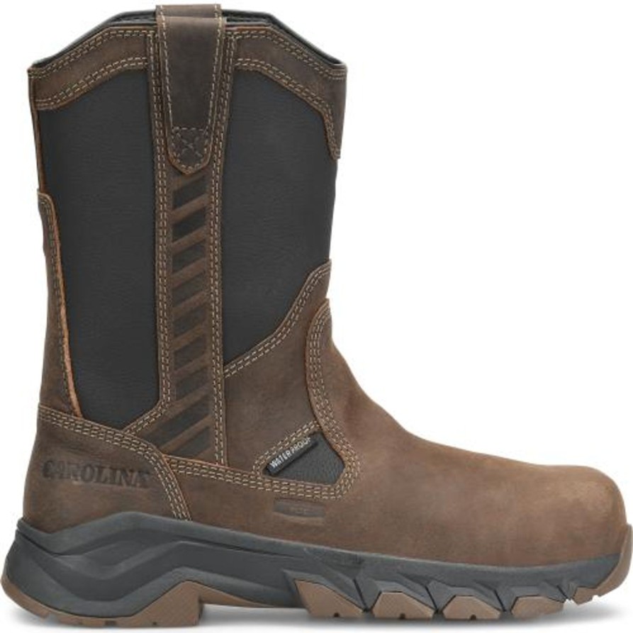 Men'S Carolina | Carolina Men'S Subframe 10" Comp Toe Wp Work Boot Ca5557 Brown