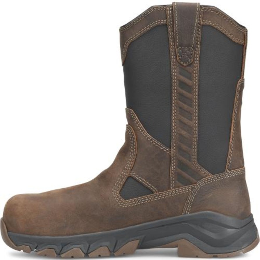 Men'S Carolina | Carolina Men'S Subframe 10" Comp Toe Wp Work Boot Ca5557 Brown