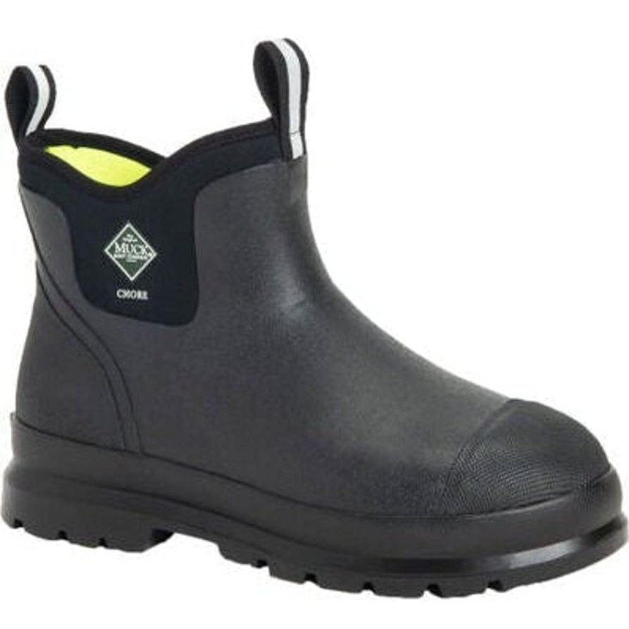 Men'S Muck | Muck Men'S Chore Classic Chelsea Wp Work Boot Chc-000A Black