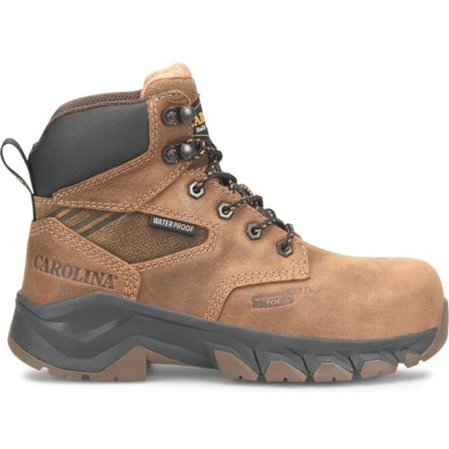 Women'S Carolina | Carolina Women'S Sage 6" Comp Toe Wp Slip Resist Work Boot Ca5679 Brown