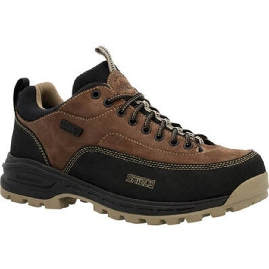 Men'S Rocky | Rocky Men'S Mtn Stalker Pro 3" Wp Mountain Oxford Work Shoe Rkc145 Brown