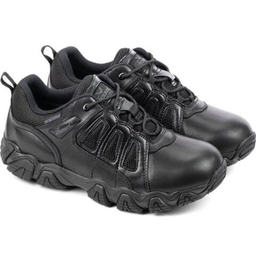 Men'S Thorogood | Thorogood Men'S Crosstrex Oxford Comp Toe Wp Duty Shoe 804-6386 Black