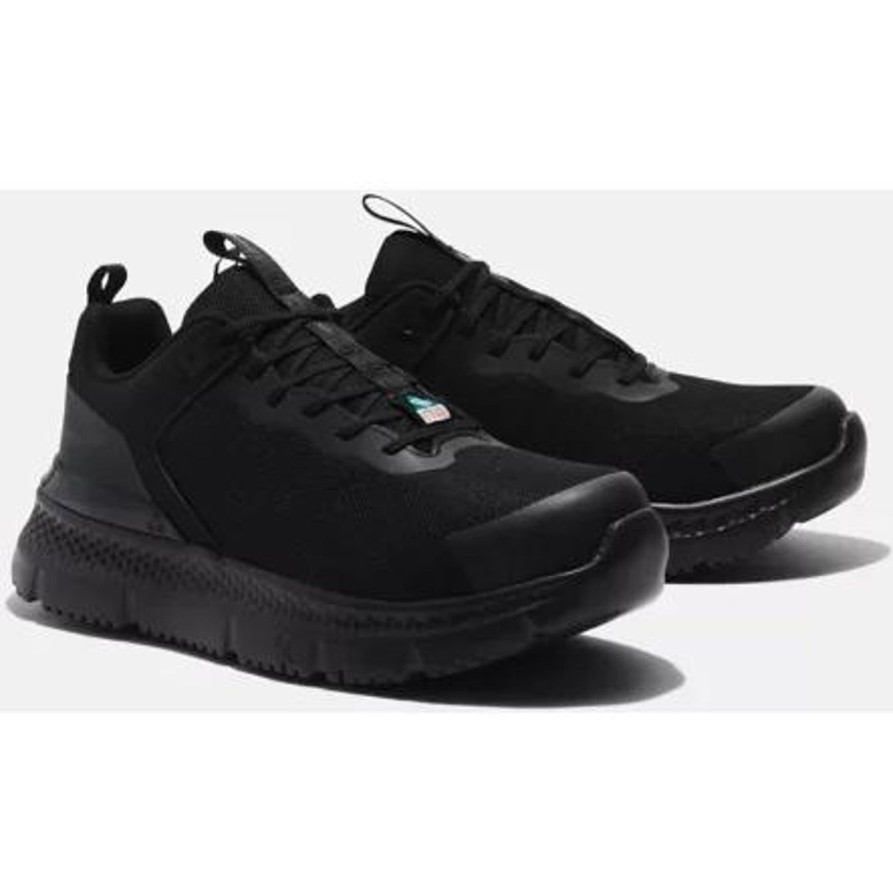 Men'S Timberland Pro | Timberland Pro Men'S Setra Ct Athletic Sneaker Work Shoe Tb0A5Nzp001 Black