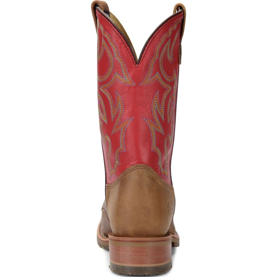 Men'S Double H | Double H Men'S Roger 11" Square Toe Usa Made Western Work Boot- Dh3556 Light Brown