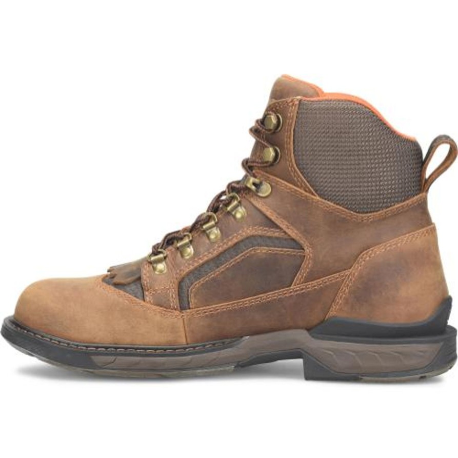 Men'S Double H | Double H Men'S Brigand 6" Comp Toe Wp Lacer Work Boot Dh5424 Brown