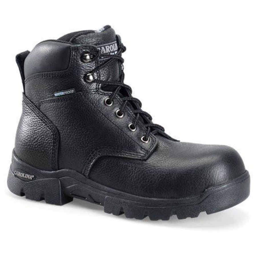 Men'S Carolina | Carolina Men'S Circuit 6" Comp Toe Wp Hiker Work Boot Ca3537 Black