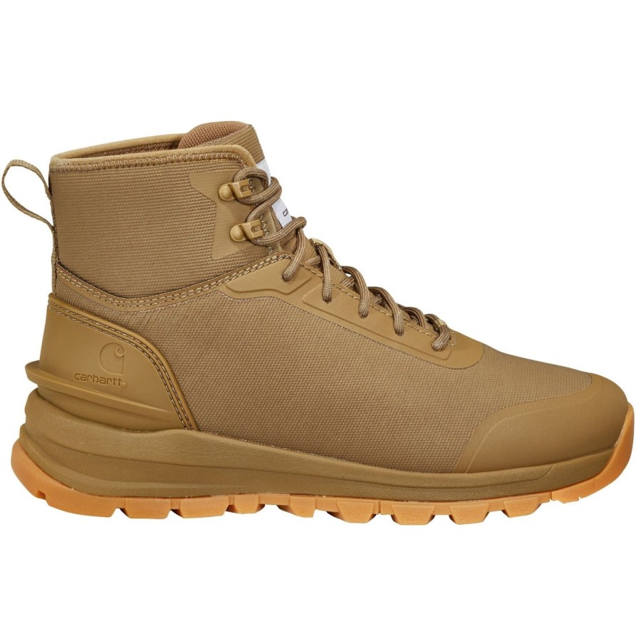 Men'S Carhartt | Carhartt Men'S 5" Soft Toe Hiker Work Boot - Coyote Fh5036-M Brown