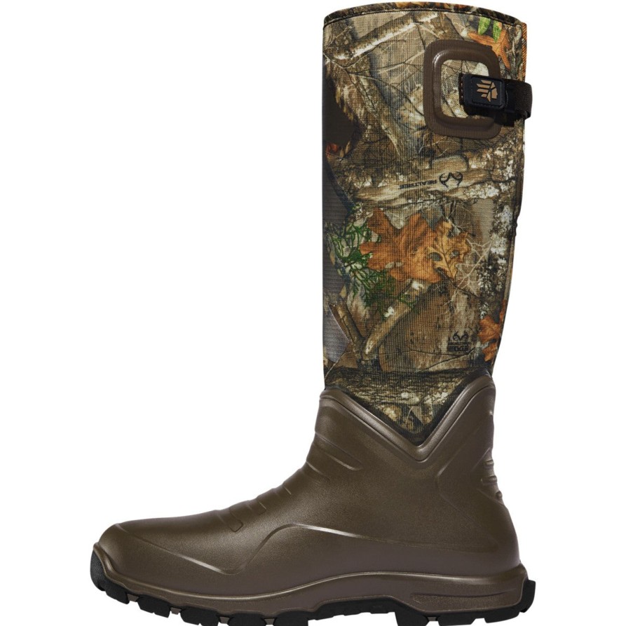 Men'S LaCrosse | Lacrosse Men'S Aerohead Sport 16" Soft Toe Wp Rubber Hunt Boot - 340228 Realtree Edge