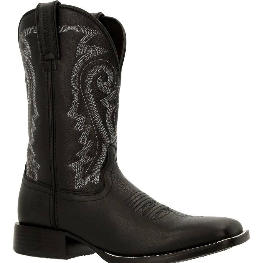 Men'S Durango | Durango Men'S Westward 11" Square Toe Pull-On Western Boot - Ddb0340 Black