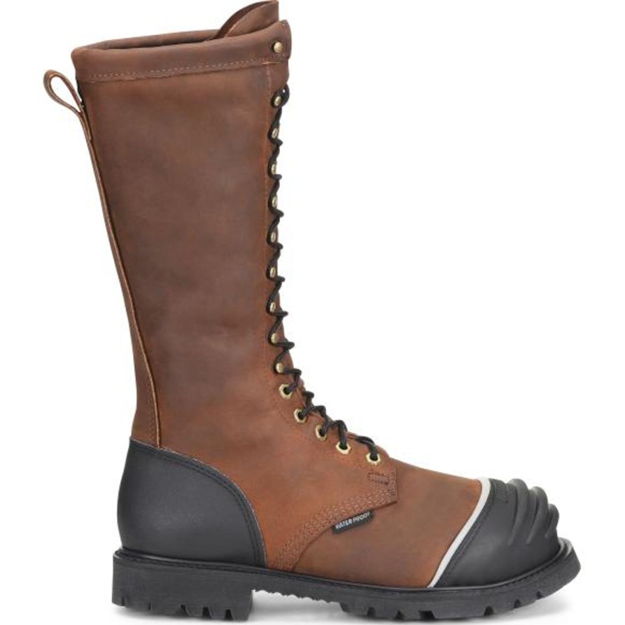 Men'S Matterhorn | Matterhorn Men'S 16" Wp Insulated Metguard Work Boot Mt716 Brown