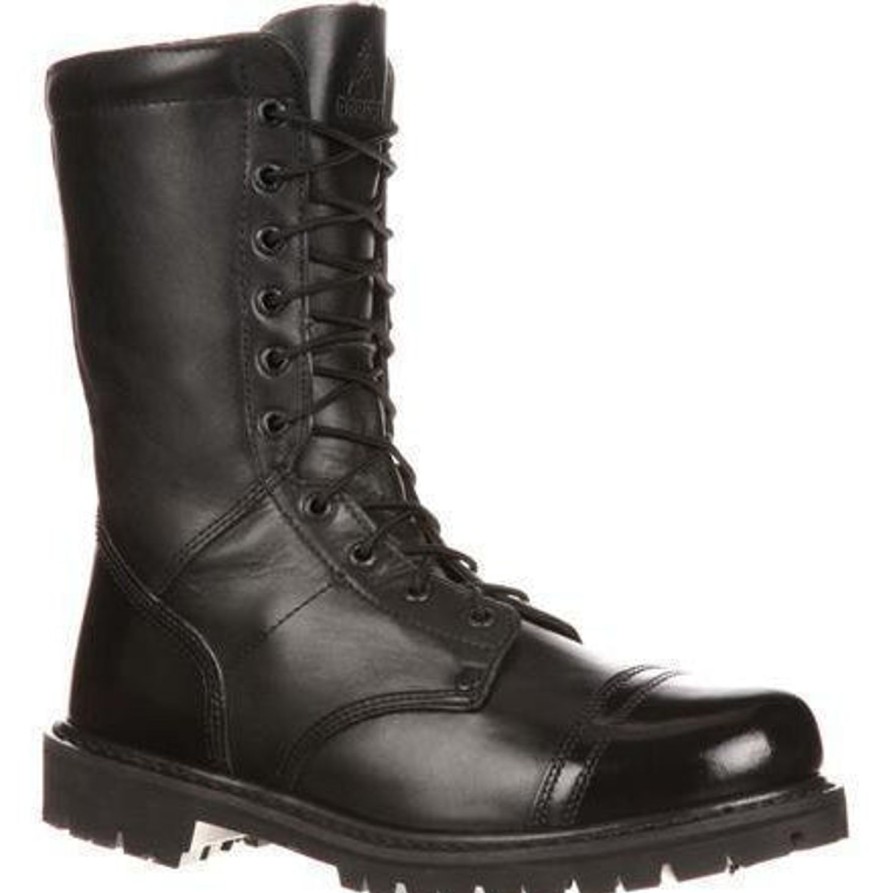 Men'S Rocky | Rocky Men'S Side Zipper Jump Duty Boot Fq0002090 Black