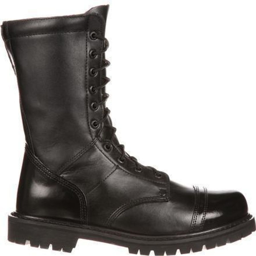 Men'S Rocky | Rocky Men'S Side Zipper Jump Duty Boot Fq0002090 Black