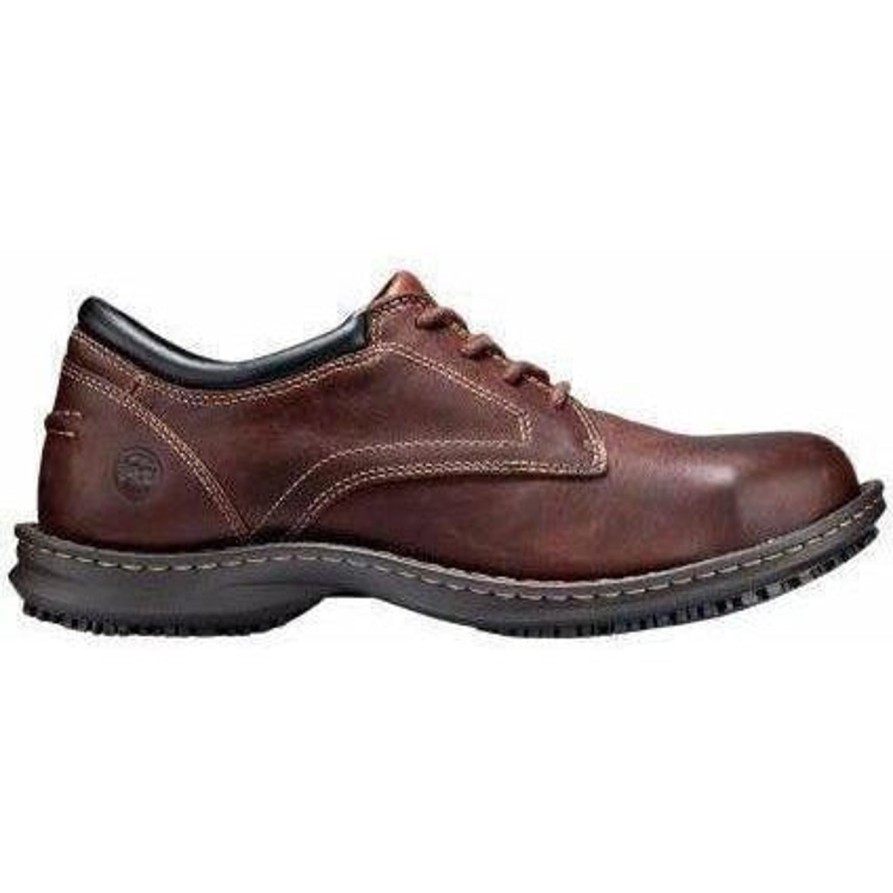 Men'S Timberland Pro | Timberland Pro Men'S Gladstone Stl Toe Oxford Work Shoe Tb085590214 Brown