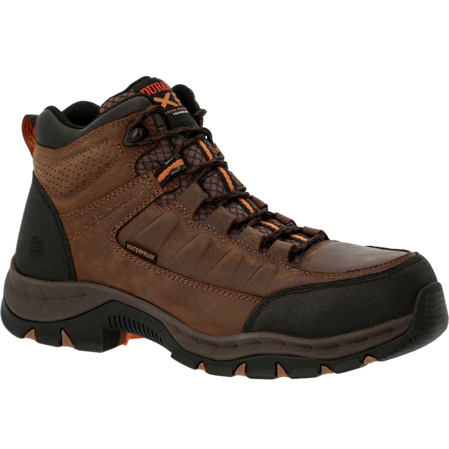 Men'S Durango | Durango Men'S Renegade Xp 5" Alloy Toe Wp Western Work Boot - Ddb0363 Brown