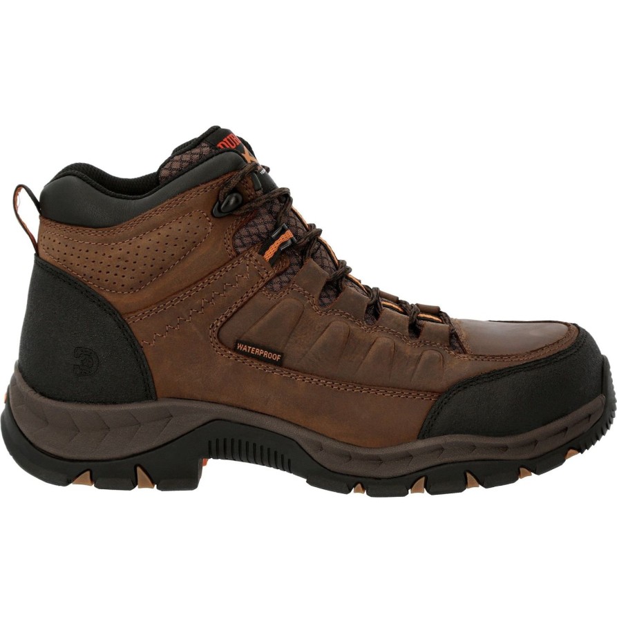 Men'S Durango | Durango Men'S Renegade Xp 5" Alloy Toe Wp Western Work Boot - Ddb0363 Brown