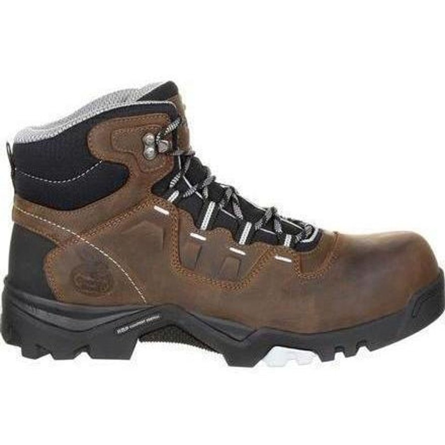 Men'S Georgia | Georgia Men'S Amplitude 5" Comp Toe Wp Work Boot Gb00216 Brown