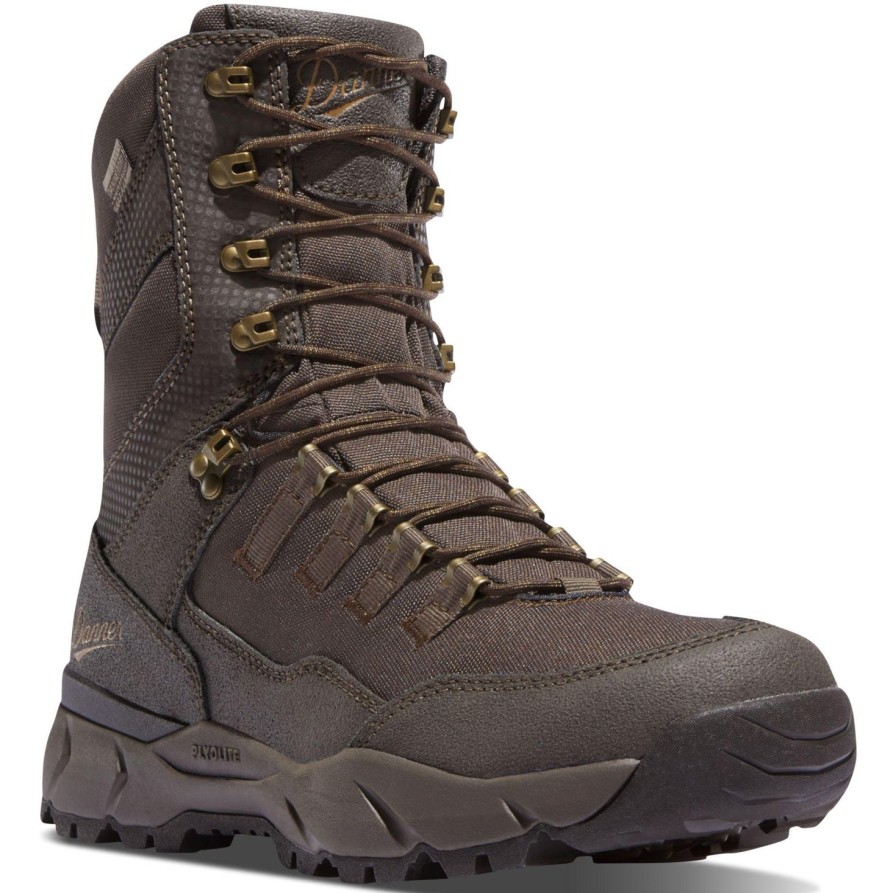 Men'S Danner | Danner Men'S Vital 8" 400G Insulated Wp Hunt Boot 41556 Brown