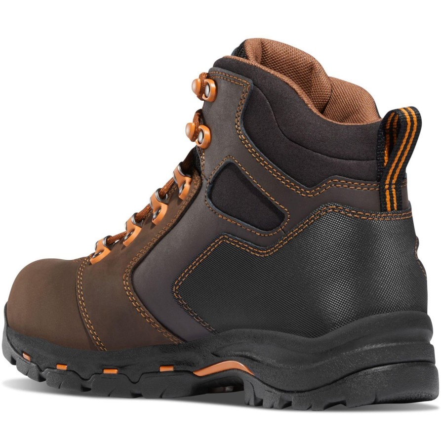 Men'S Danner | Danner Men'S Vicious 4.5" Comp Toe Wp Work Boot 13860 Brown