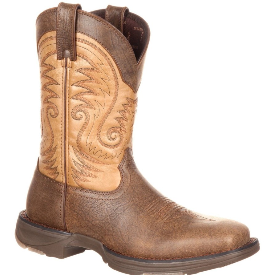 Men'S Durango | Durango Men'S Ultra-Lite 11" Square Toe Western Boot Ddb0109 Brown