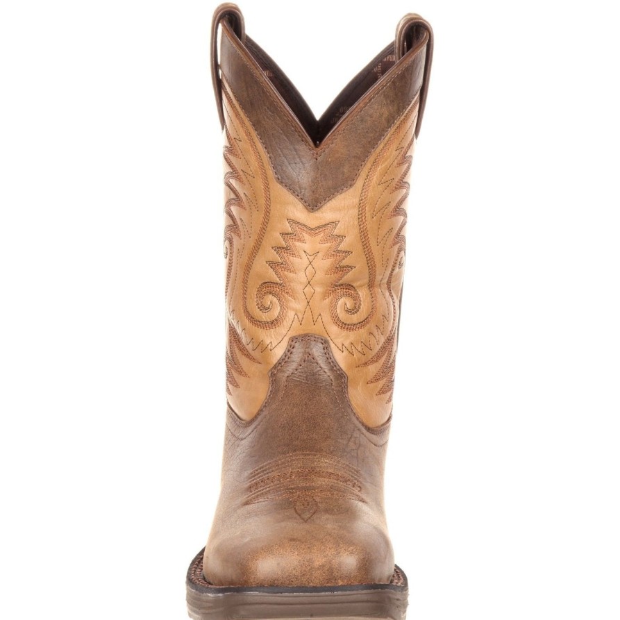 Men'S Durango | Durango Men'S Ultra-Lite 11" Square Toe Western Boot Ddb0109 Brown