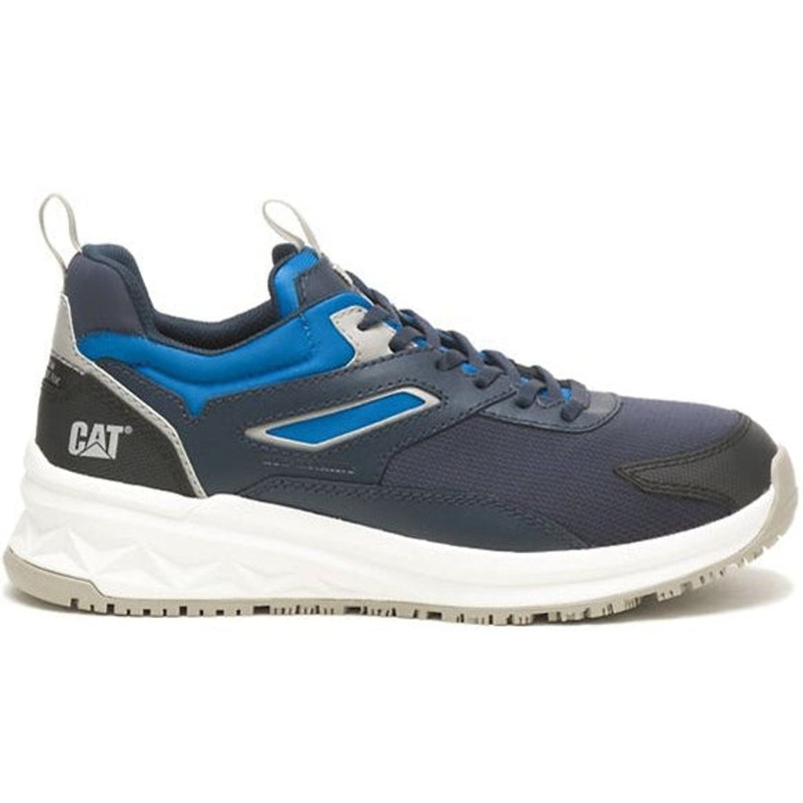 Men'S CAT | Cat Men'S Streamline Runner Cct Original Work Shoe -Total Eclipse- P91609 Blue