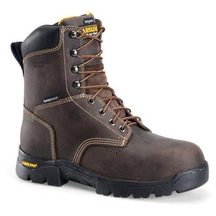 Men'S Carolina | Carolina Men'S Circuit Hi 8" Comp Toe Insulated Work Boot - Ca3538 Brown