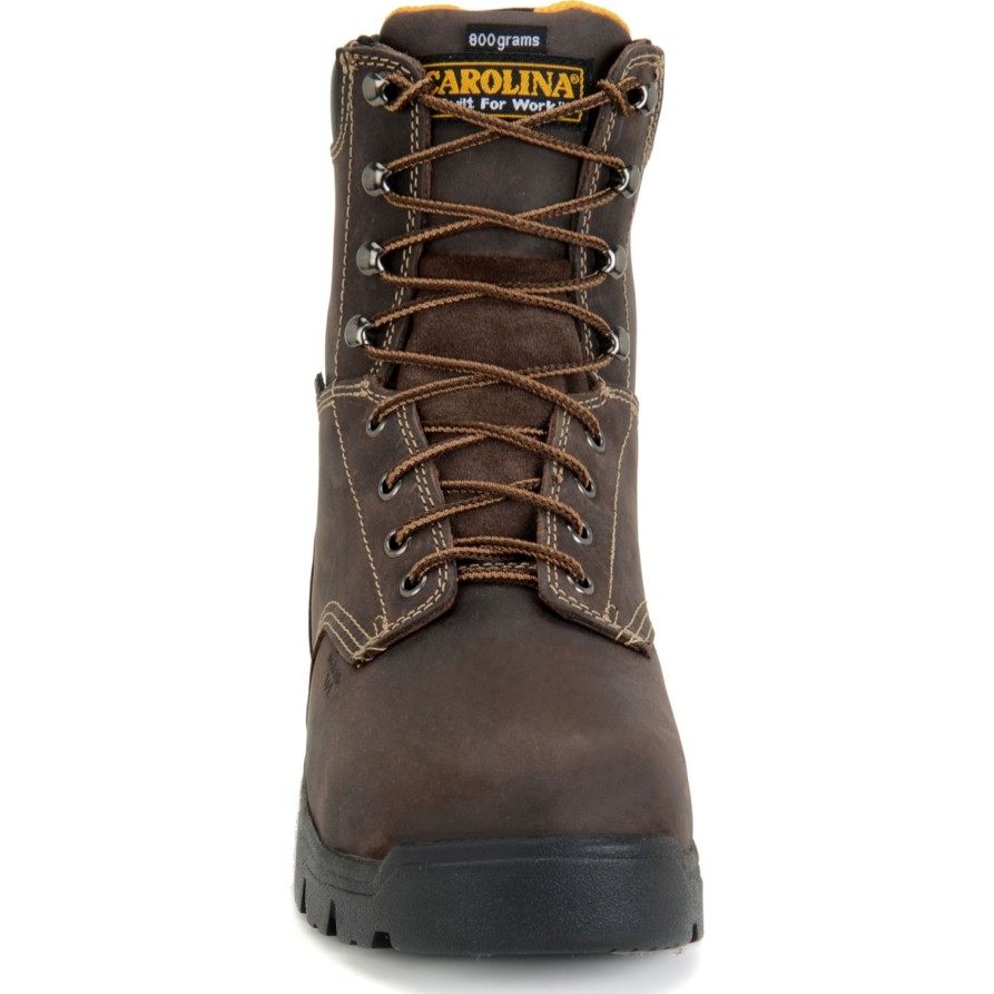 Men'S Carolina | Carolina Men'S Circuit Hi 8" Comp Toe Insulated Work Boot - Ca3538 Brown