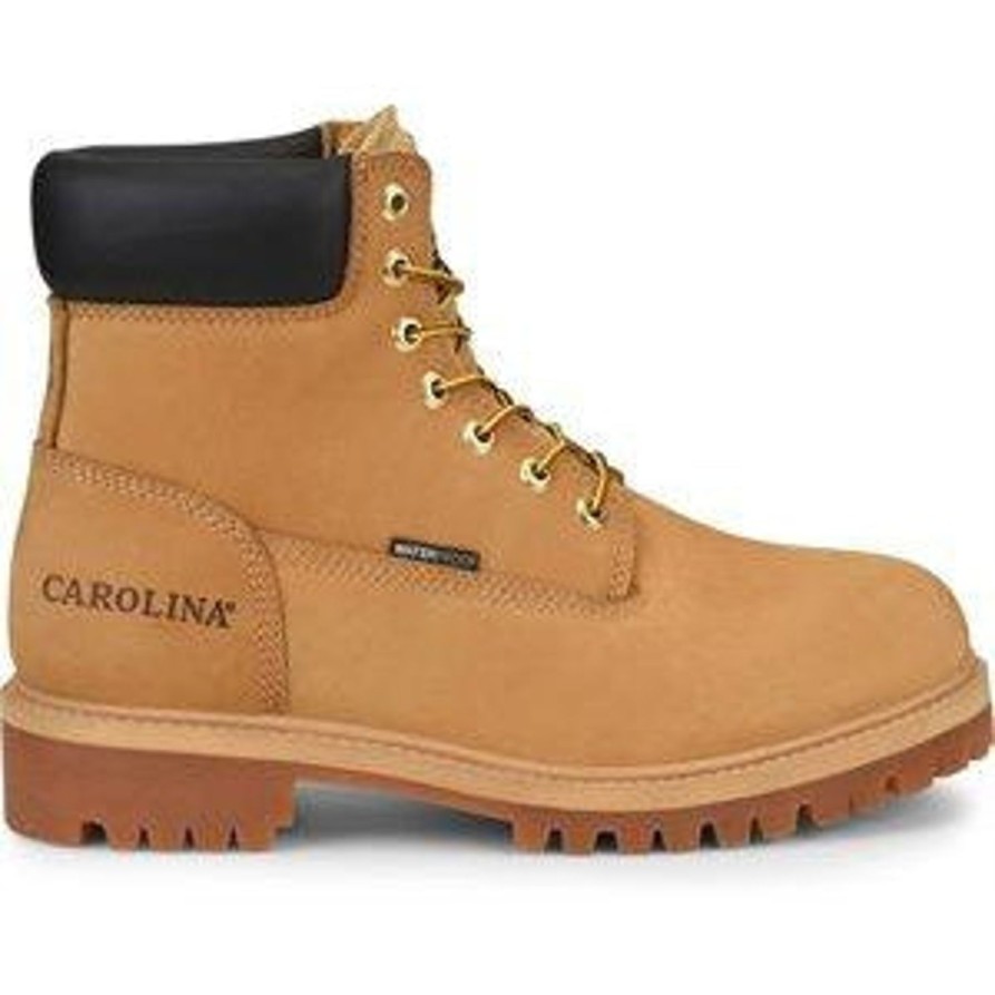 Men'S Carolina | Carolina Men'S Millwright 6" Soft Toe Wp 200G Ins Work Boot - Brown - Ca6045 Wheat