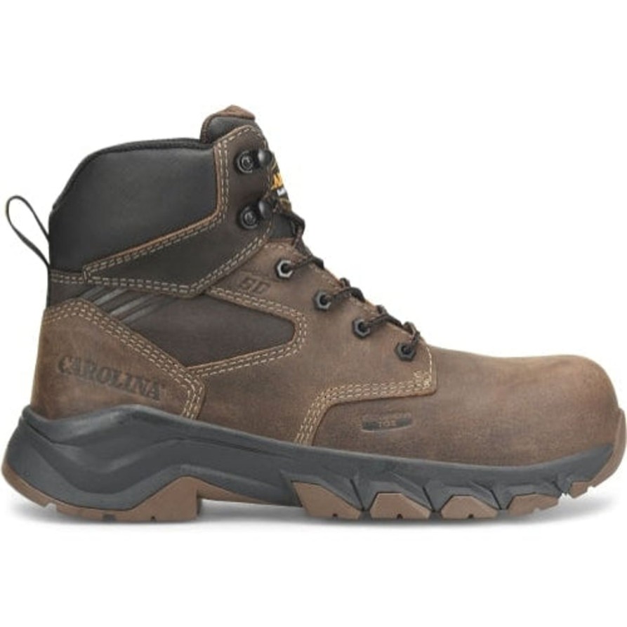 Men'S Carolina | Carolina Men'S Subframe 6" Ct Slip Resistant Work Boot Ca5556 Brown