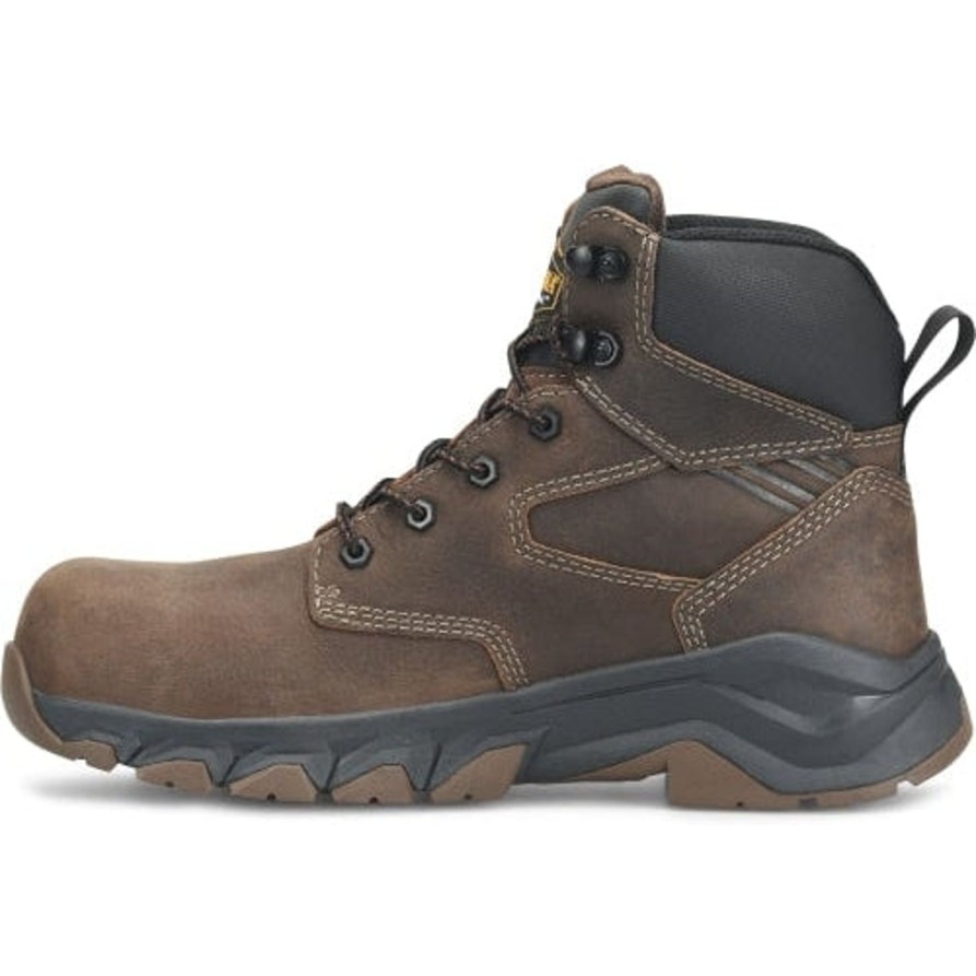 Men'S Carolina | Carolina Men'S Subframe 6" Ct Slip Resistant Work Boot Ca5556 Brown