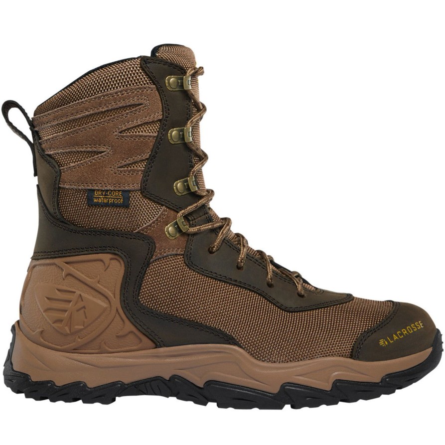 Men'S LaCrosse | Lacrosse Men'S Windrose 8" Soft Toe Wp Hunt Boot 513360 Brown