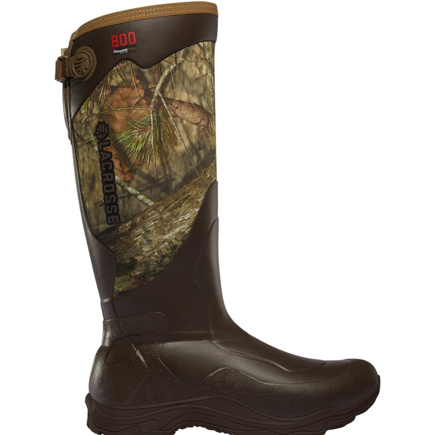 Men'S LaCrosse | Lacrosse Men'S Alpha Agility 17" Soft Toe Wp 800G Ins Hunt Boot- 339074 Mossy Oak Break-Up Country