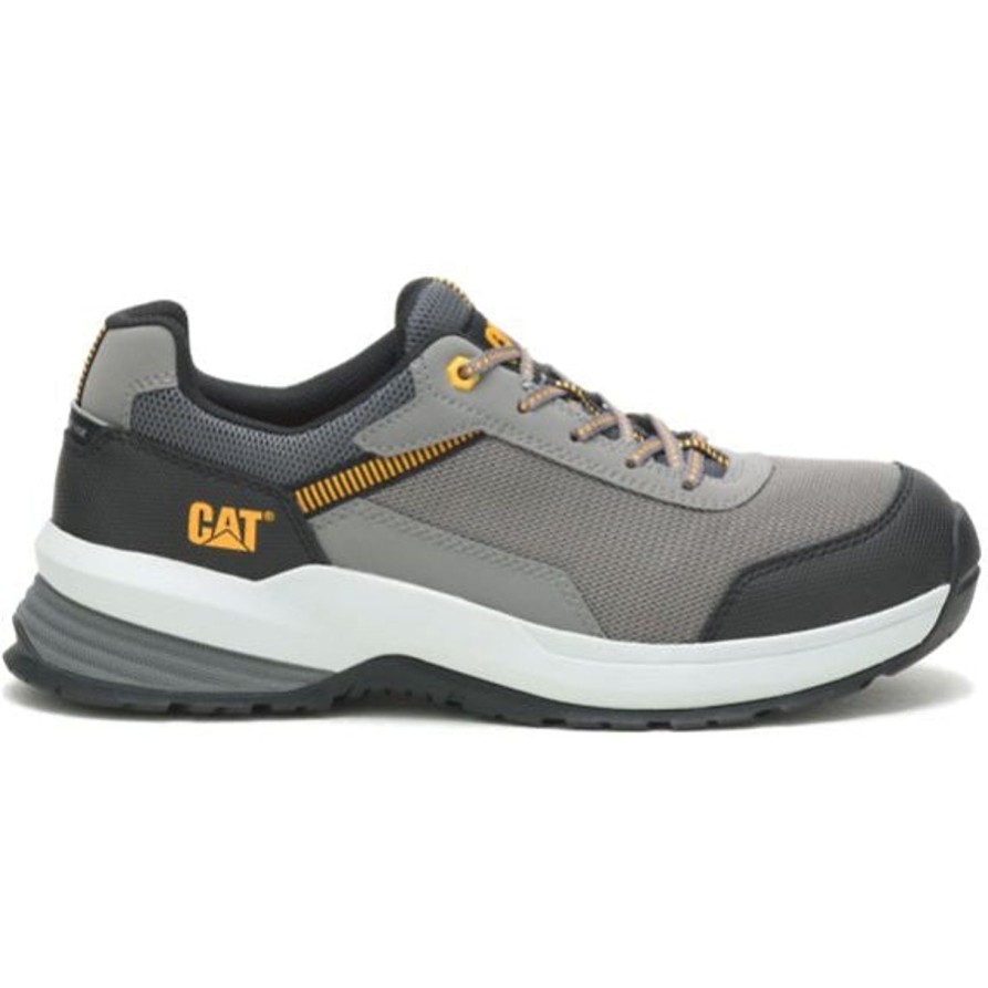 Men'S CAT | Cat Men'S Streamline 2.0Mesh Comp Toe Work Shoe - Charcoal - P91353 Black