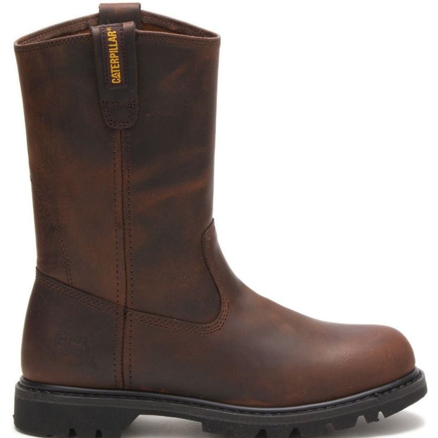 Men'S CAT | Cat Men'S Revolver Soft Toe Work Boot P72191 Brown