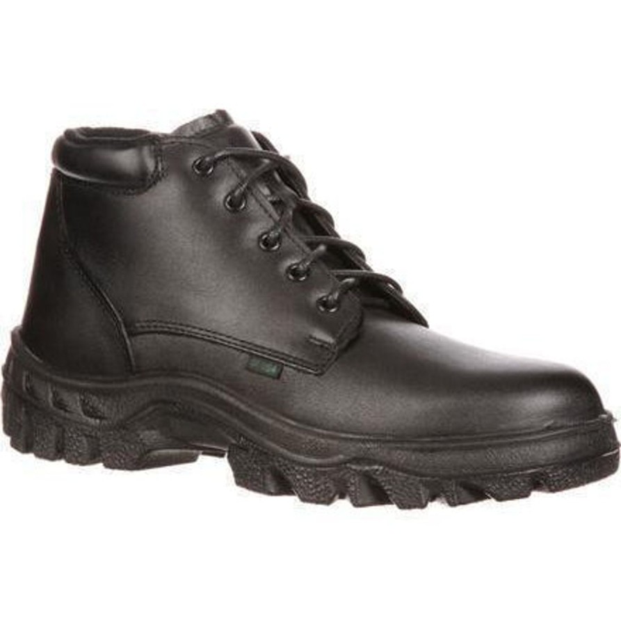 Men'S Rocky | Rocky Men'S Tmc Postal Approved Chukka Duty Boot Fq0005005 Black