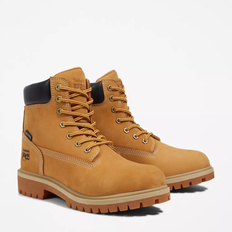 Women'S Timberland Pro | Timberland Pro Women'S Direct Attach 6" Wp Work Boot Tb0A2Qzx231 Wheat