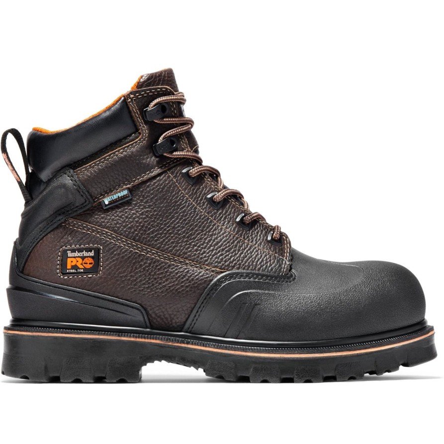 Men'S Timberland Pro | Timberland Pro Men'S Rigmaster Xt Steel Toe Wp Work Boot - Tb0A11Ro214 Brown