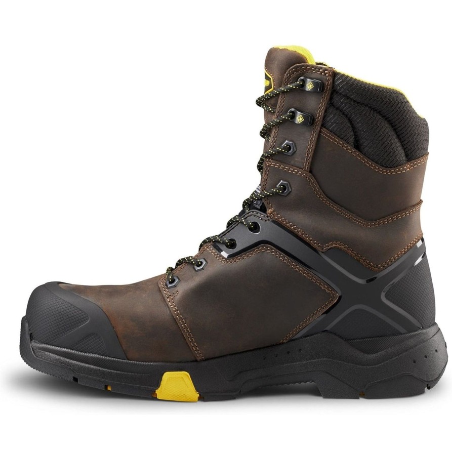 Men'S Terra | Terra Men'S Carbine 8" Comp Toe Wp Safetywork Boot 4Tcrbn Brown