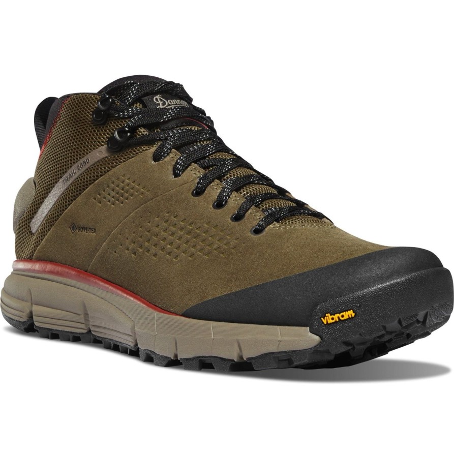 Men'S Danner | Danner Men'S Trail 2650 Gtx Mid 4" Wp Hiking Shoe 61240 Olive