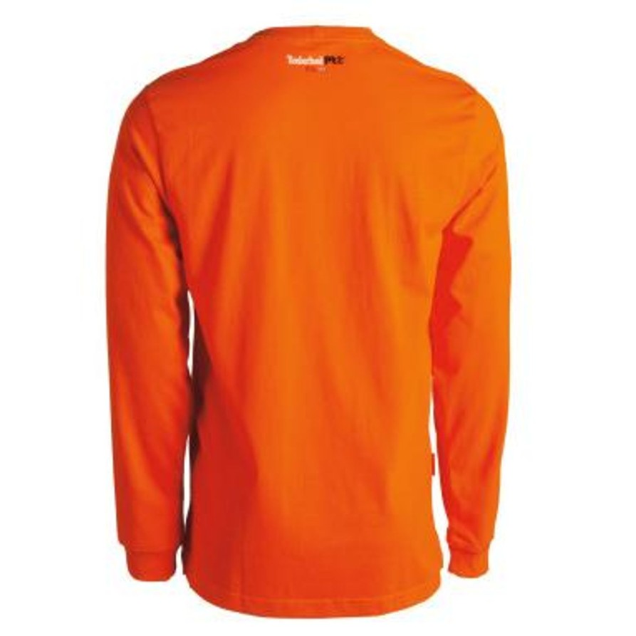 Men'S Timberland Pro | Timberland Pro Men'S Flame Resistant Pocket Work T-Shirt Tb0A23Pfy86 Orange