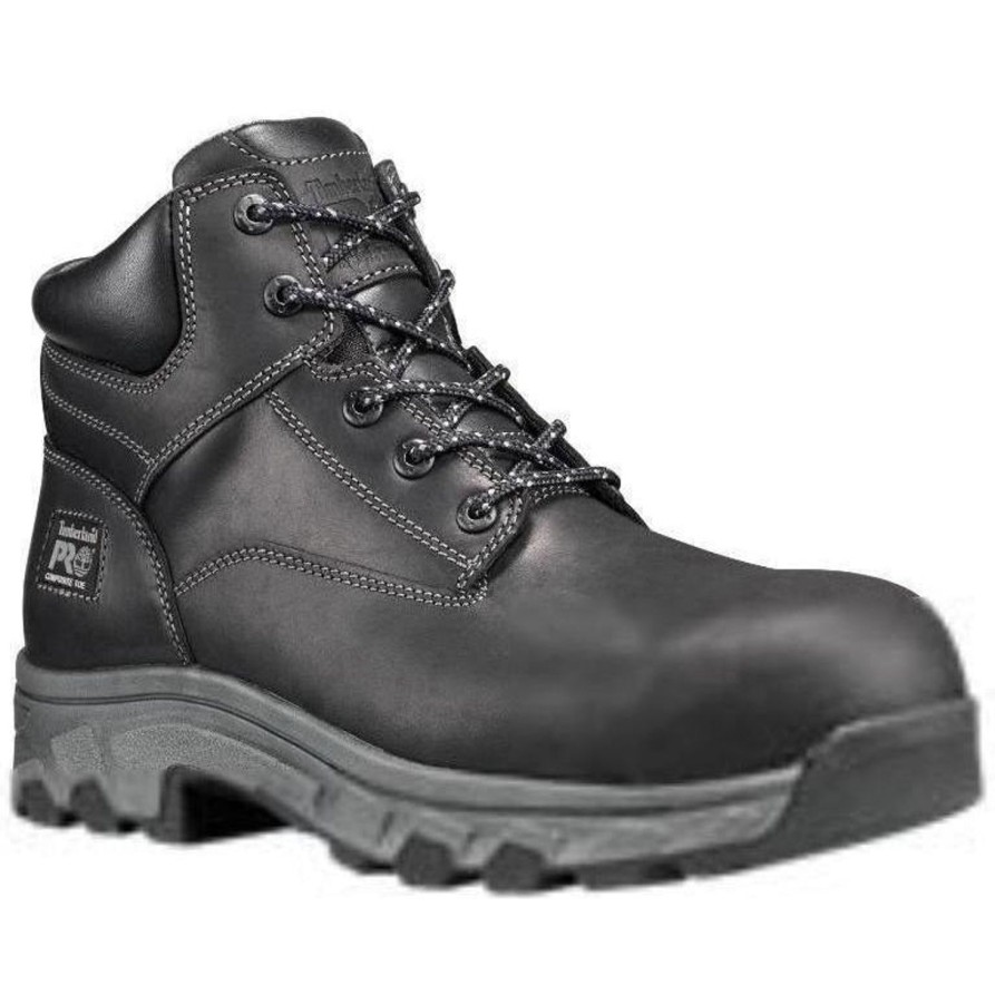 Men'S Timberland Pro | Timberland Pro Men'S Workstead 6" Comp Toe Work Boot Tb0A1Q2W001 Black