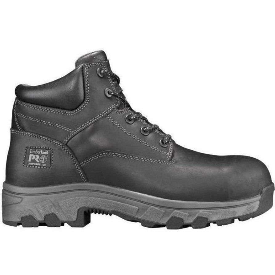 Men'S Timberland Pro | Timberland Pro Men'S Workstead 6" Comp Toe Work Boot Tb0A1Q2W001 Black