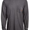 Men'S Timberland Pro | Timberland Pro Men'S Base Plate Blended Long Sleeve T-Shirt Tb0A1Hvn013 Grey