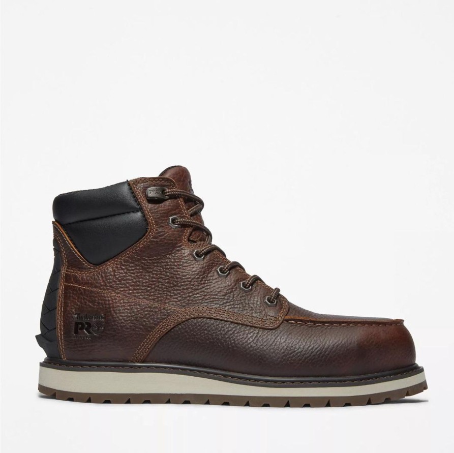 Men'S Timberland Pro | Timberland Pro Men'S Irvine 6" Alloy St Work Boot Tb0A44Up214 Brown