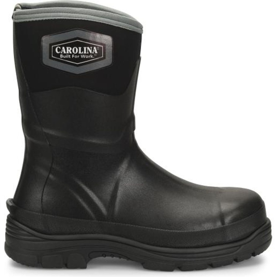 Men'S Carolina | Carolina Men'S Mud Jumper 10" Steel Toe Wp Pr Work Boot Ca2201 Black