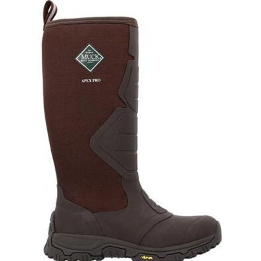 Men'S Muck | Muck Men'S Apex Pro 16" Wp Insulated Outdoor Work Boot Apms900 Brown